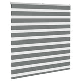 VidaXL Zebra-Rollo 150x100 cm Stoffbreite 145,9 cm Dunkelgrau