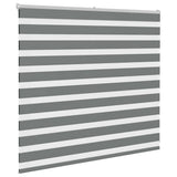 Vidaxx Zebra-Rollo 160x100 cm Stoffbreite 155,9 cm Dunkelgrau