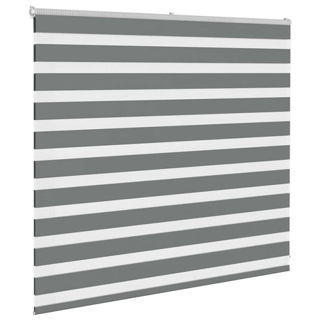 Vidaxx Zebra-Rollo 160x100 cm Stoffbreite 155,9 cm Dunkelgrau