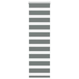 VidaXL Zebra-Rollo 40x150 cm Stoffbreite 35,9 cm Dunkelgrau