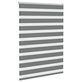 VidaXL Zebra-Rollo 100x150 cm Stoffbreite 95,9 cm Dunkelgrau