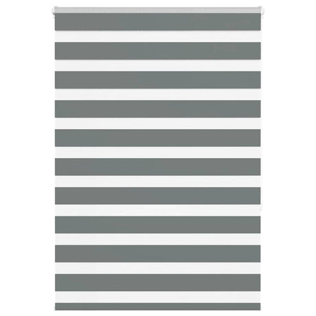 VidaXL Zebra-Rollo 115x150 cm Stoffbreite 110,9 cm Dunkelgrau