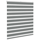 Vidaxx Zebra-Rollo 130x150 cm Stoffbreite 125,9 cm Dunkelgrau