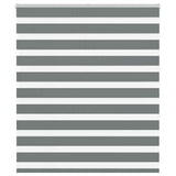 VidaXL Zebra-Rollo 135x150 cm Stoffbreite 130,9 cm Dunkelgrau
