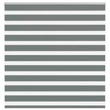 VidaXL Zebra-Rollo 145x150 cm Stoffbreite 140,9 cm Dunkelgrau