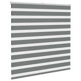 VidaXL Zebra-Rollo 150x150 cm Stoffbreite 145,9 cm Dunkelgrau