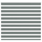 VidaXL Zebra-Rollo 155x150 cm Stoffbreite 150,9 cm Dunkelgrau