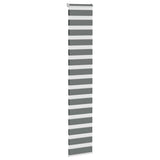 Vidaxl Zebra roller blind 40x200 cm dust width 35.9 cm dark gray