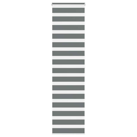 Vidaxx Zebra-Rollo 55x200 cm Stoffbreite 50,9 cm Dunkelgrau