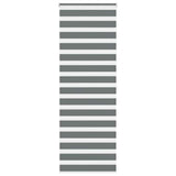 VidaXL Zebra-Rollo 75x200 cm Stoffbreite 70,9 cm Dunkelgrau