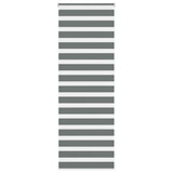 VidaXL Zebra-Rollo 85x200 cm Stoffbreite 80,9 cm Dunkelgrau