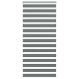 Vidaxl Zebra Rouleau aveugle 110x200 cm Largeur de tissu 105,9 cm Gris foncé