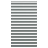 VidaXL Zebra-Rollo 130x200 cm Stoffbreite 125,9 cm Dunkelgrau