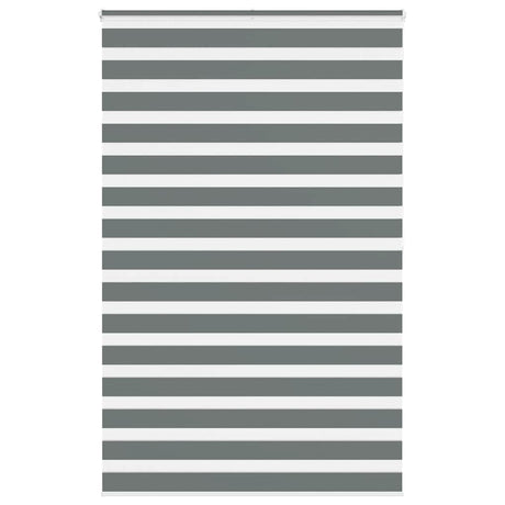 VidaXL Zebra-Rollo 145x200 cm Stoffbreite 140,9 cm Dunkelgrau