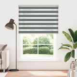 VidaXL Zebra-Rollo 155x200 cm Stoffbreite 150,9 cm Dunkelgrau