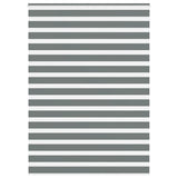 Vidaxl Zebra Roller Blind 160x200 CM Fabric Ancho de 155.9 cm de color gris oscuro