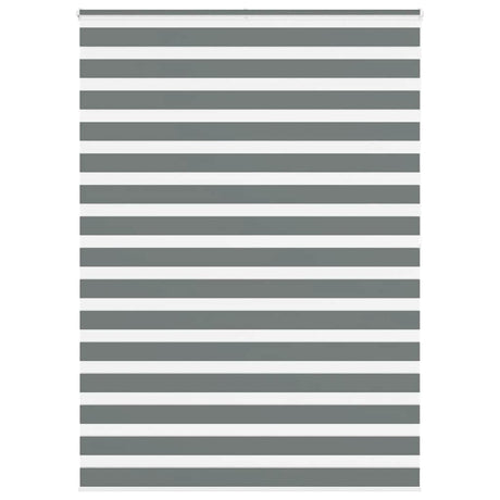 Vidaxx Zebra-Rollo 160x200 cm Stoffbreite 155,9 cm Dunkelgrau