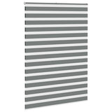 Vidaxx Zebra-Rollo 160x200 cm Stoffbreite 155,9 cm Dunkelgrau