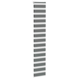 VidaXL Zebra-Rollo 45x230 cm Stoffbreite 40,9 cm Dunkelgrau