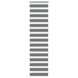 VidaXL Zebra-Rollo 55x230 cm Stoffbreite 50,9 cm Dunkelgrau