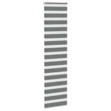 VidaXL Zebra-Rollo 60x230 cm Stoffbreite Dunkelgrau 55,9 cm