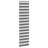 Vidaxx Zebra-Rollo 65x230 cm, Stoffbreite 60,9 cm, dunkelgrau