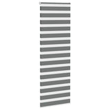 Vidaxl Zebra roller blind 75x230 cm Fabric width 70.9 cm dark gray