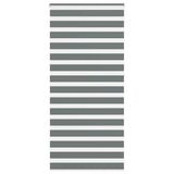 Vidaxl Zebra Rouleau aveugle 110x230 cm Largeur de tissu 105,9 cm Gris foncé