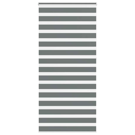 VidaXL Zebra-Rollo 115x230 cm Stoffbreite 110,9 cm Dunkelgrau