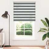 VidaXL Zebra-Rollo 125x230 cm Stoffbreite 120,9 cm Dunkelgrau