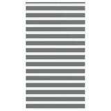 VidaXL Zebra-Rollo 130x230 cm Stoffbreite 125,9 cm Dunkelgrau