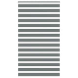 VidaXL Zebra-Rollo 135x230 cm Stoffbreite 130,9 cm Dunkelgrau