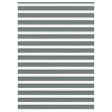 Vidaxl Zebra Rouleau aveugle 155x230 cm Largeur de tissu 150,9 cm gris foncé