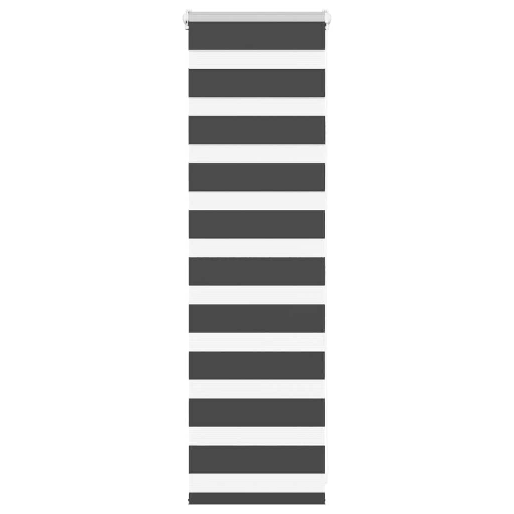 Vidaxx Zebra-Rollo 45x100 cm Stoffbreite 40,9 cm Schwarz