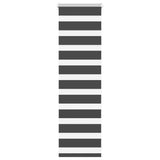 VidaXL Zebra-Rollo 55x100 cm Stoffbreite 50,9 cm Schwarz