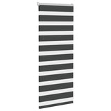 VidaXL Zebra-Rollo 60x100 cm Stoffbreite Schwarz 55,9 cm