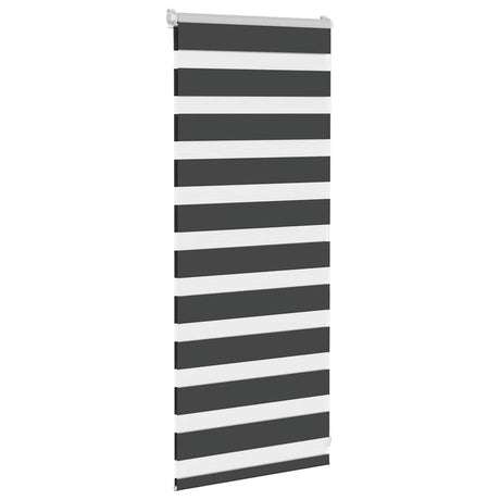 VidaXL Zebra-Rollo 60x100 cm Stoffbreite Schwarz 55,9 cm