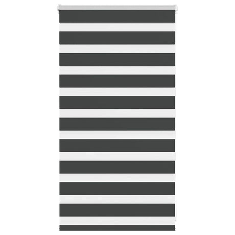 VidaXL Zebra-Rollo 70x100 cm Stoffbreite 65,9 cm Schwarz