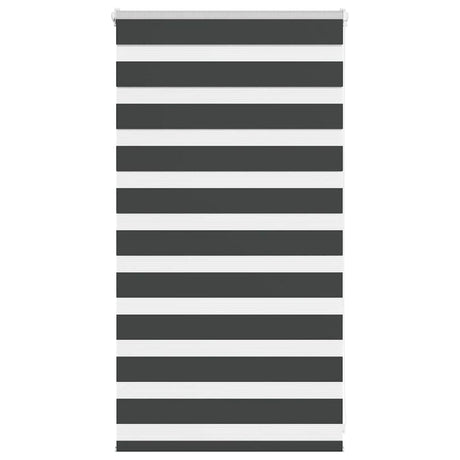 VidaXL Zebra-Rollo 75x100 cm Stoffbreite 70,9 cm Schwarz