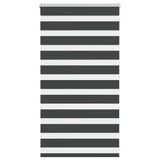 Vidaxx Zebra-Rollo 85x100 cm Stoffbreite 80,9 cm Schwarz