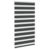 Vidaxx Zebra-Rollo 85x100 cm Stoffbreite 80,9 cm Schwarz
