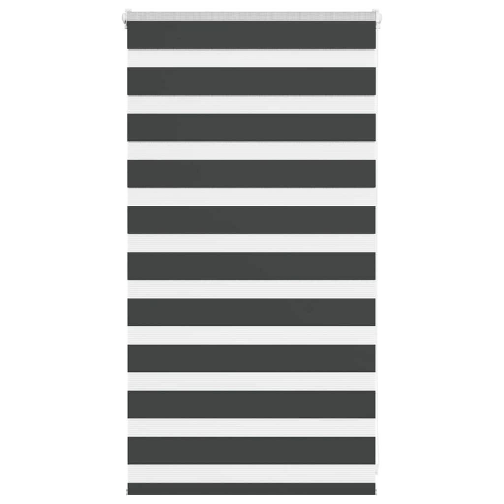 Vidaxx Zebra-Rollo 90x100 cm Stoffbreite 85,9 cm Schwarz