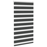 Vidaxx Zebra-Rollo 90x100 cm Stoffbreite 85,9 cm Schwarz