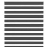 Vidaxx Zebra-Rollo 135x100 cm Stoffbreite 130,9 cm schwarz