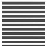 Vidaxx Zebra-Rollo 150x100 cm Stoffbreite 145,9 cm Schwarz
