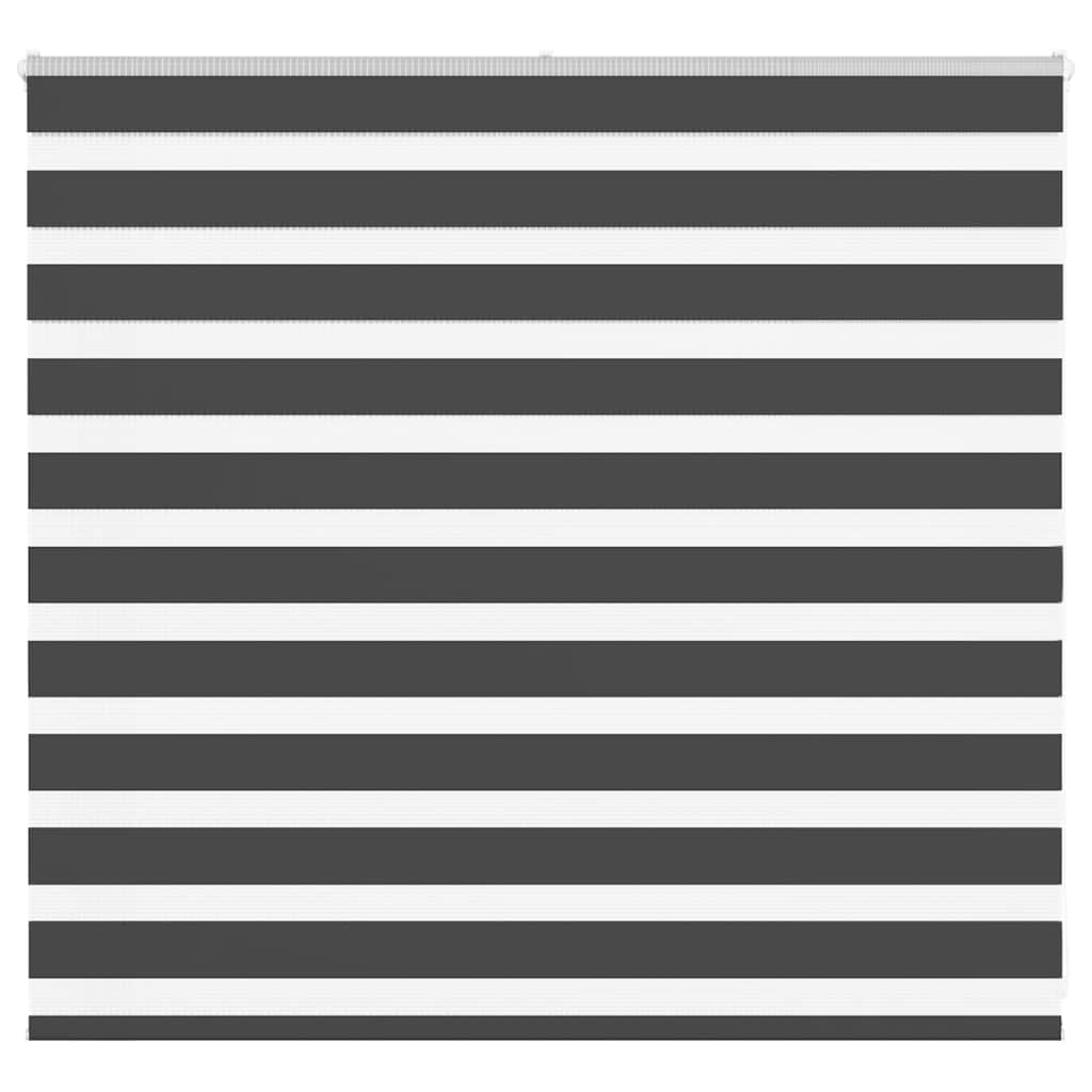 Vidaxx Zebra-Rollo 165x100 cm Stoffbreite 160,9 cm schwarz