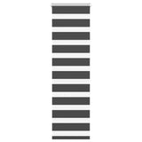 VidaXL Zebra-Rollo 45x150 cm Stoffbreite 40,9 cm Schwarz
