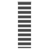VidaXL Zebra-Rollo 50x150 cm Stoffbreite 45,9 cm Schwarz