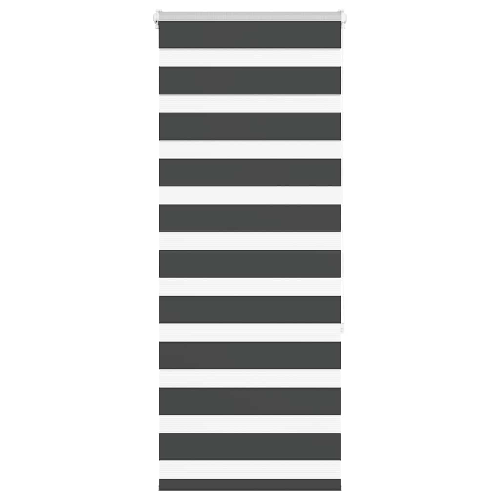 VidaXL Zebra-Rollo 60x150 cm Stoffbreite Schwarz 55,9 cm