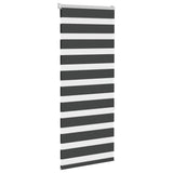 VidaXL Zebra-Rollo 60x150 cm Stoffbreite Schwarz 55,9 cm